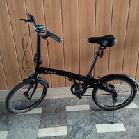 bicicletta b fold nera pieghevole perfetta