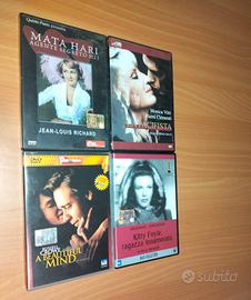 Dvd Mata Hari,La pacifista,a beautiful Mind,ecc