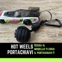 Portachiavi Hot Weels + Scoby doo + Nome