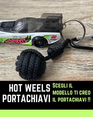 Portachiavi Hot Weels + Scoby doo + Nome