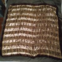 FOULARD-MAXI - Scritta: "PARIS" 100% Seta - Nuovo