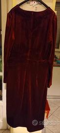 Vestito elegante, velluto, taglia L
