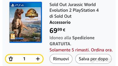Jurassic World Evolution 2 PS4 FISICO
