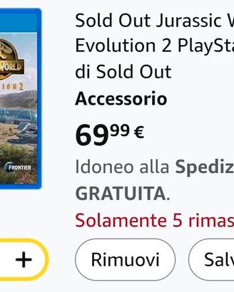 Jurassic World Evolution 2 PS4 FISICO