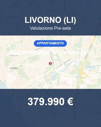 Immobile in asta di 164 m² con box auto a Livorno