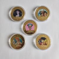 5 Medaglie One Piece da 40 mm Nuove In capsula