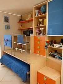 Cameretta con soppalco