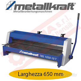 Cesoia manuale per metalli max larghezza 650 mm