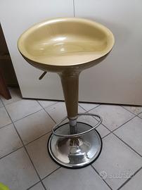 Sgabello Bombo color oro