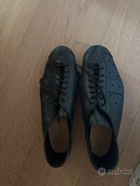 Scarpe da bicicletta da corsa in pelle