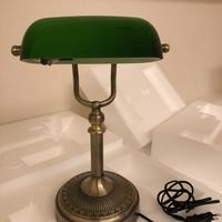 Lampada ministeriale vetro verde