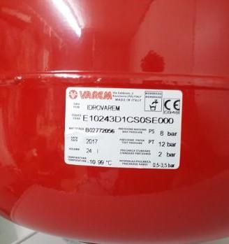 Vaso espansione 24l
