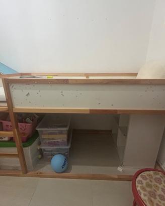Ikea kura letto a soppalco