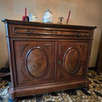 Credenza antica fine 800 in radica 