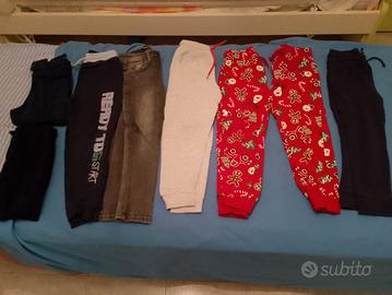 vestiti(17 pezzi)5 6 anni felpe magliett pantalon