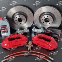 Kit Impianto Frenante 330 Pinze Brembo 4 Pompanti 