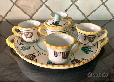 Set caffè in ceramica Vietri Falcone