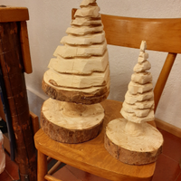Alberi in legno fatti a mano