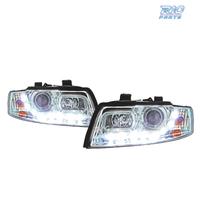 FARI PER AUDI A4 B6 00-04 LUCE DIURNA A LED FONDO 