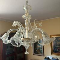 Lampadario in vetro di Murano