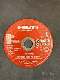 Hilti 100pz disco da taglio flessibile 1mm x 125mm