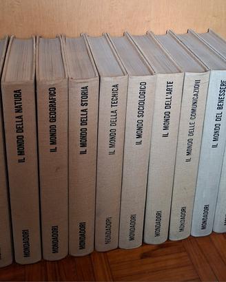 Enciclopedia I mondi dell'uomo Mondadori-10 voll.