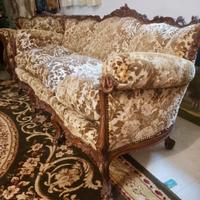 Set divano e due poltrone antiche