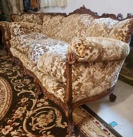 Set divano e due poltrone antiche