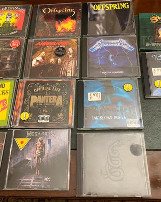 Lotto 14 CD Metal Punk Rock+Lettore CD Omaggio