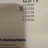 Istruzioni manulale Tv Samsung Lcd