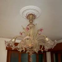 Lampadario di Murano 6 luci