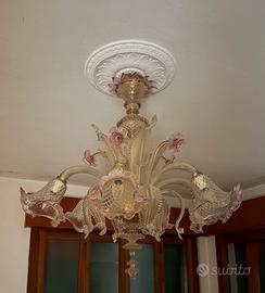 Lampadario di Murano 6 luci