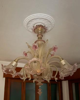 Lampadario di Murano 6 luci