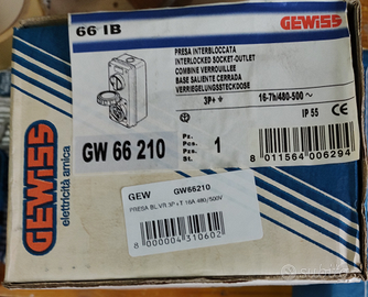 Presa interbloccata 3p+t 16a CEE IP55