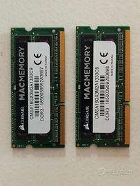 16 GB RAM DDR3 per MAC