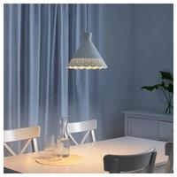 Lampadario shabby campagna fiorato bianco