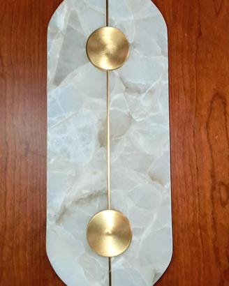 Lampada da parete in marmo, stile nordico moderno