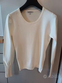 Maglia Geox bianca. Tg L - donna Manica lunga