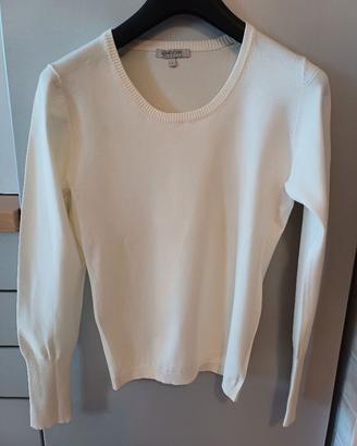 Maglia Geox bianca. Tg L - donna Manica lunga