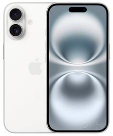 Iphone 16 white 128gb (17 mesi di vita)