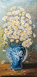 Quadro d'Autore "Vaso con margherite" 