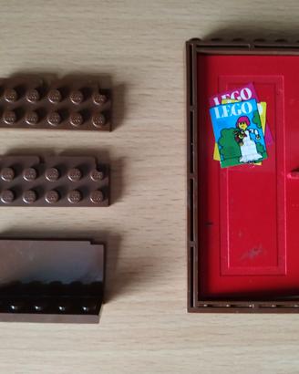LEGO 232 Bungalow vintage: Porta e pezzi vari