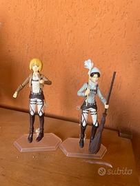 Figma Armin Arlert e Levi Ackerman, Attack on Tita