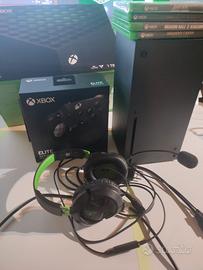 Xbox series x + cuffie + pad + giochi DESCRIZIONE 