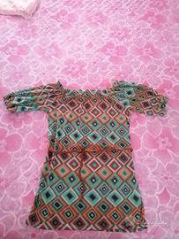 maglia lunga multicolore