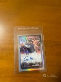 Card kaiser connor topps chrome autografo baseball