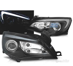 FARI PER OPEL ASTRA J 10-15 A TUBO LED NERO