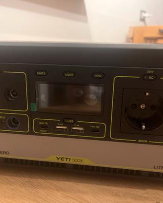 Generatore portatile Goal Zero Yeti 500x