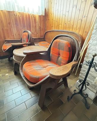 Salottino completo a Botte anni 70