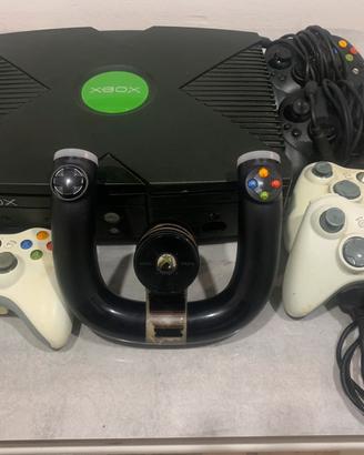 Console xbox con accessori